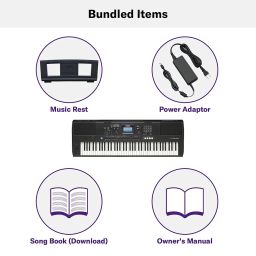 Yamaha, 76-Key Touch-Sensitive Advanced Portable Keyboard with Power Adapter (PSREW425) image 5