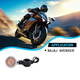 VTRUST Front Blinker Indicator Assembly Compatible for Bajaj Avenger | Durable & Weather-Resistant Turn Signal Lights image 3