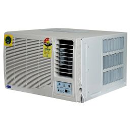 Carrier 1Ton 3 Star Window Fixed Speed AC(Copper, Dust Filter & Turbo Mode, 2024 Model, Estrella Ex,CAW12EC3R34F0,White) image 1