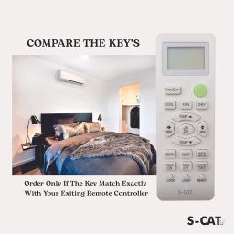 S-CAT Compatible with Haier AC Remote Control Original Model 131 Suitable for 1 | 1.5 | 2 Ton Split, Window AC (Exactly Same Remote Will only Work, in case of Any Issues Contact Customer Care) image 2