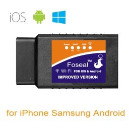 Improved Version Car WiFi OBD2 Scanner Foseal OBDII Scan Tool Code Reader Adapter Check Engine Light Diagnostic Tool for iOS and Android image 3