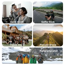 SKYVIK SIGNIPOD Flex Plus 360 Tripod and Selfie Stick with Bluetooth Remote for iPhone, Smartphone, GoPro, Camera, Mics and Lights-1.8 Metre image 3