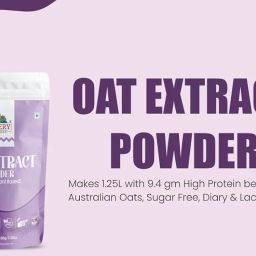 EATERY HARVEST Instant Oat Milk Powder, 100g, Sugar-Free, High Protein Australian Oats, Lactose-Free image 1
