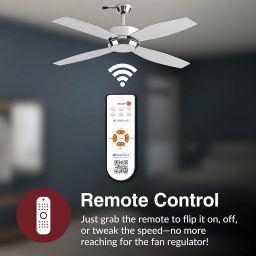 Amonics� Smart Ceiling Fan Regulator Kit | WiFi & App Controlled 6-Speed Fan Switch | Compatible with Alexa, Google Home & IR Remote | Retrofit Design | 500W Load | Universal Fan Controller image 3