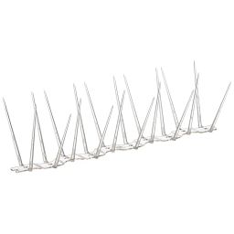 Amazon Brand - Solimo Bird and Pigeon Control Spikes | Weather Resistant | 13 in x 1 in x 3.7 in | Maintenance-Free (10 Pcs) image 1