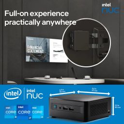 Intel NUC 12 NUC12WSHi7 Wall Street Canyon Mini Computer 12th Gen Core i7-1260P, 12 Cores(4P+8E), 16 Threads, 18MB Smart Cache, Iris Xe Graphics,0GB RAM, 0GB SSD, No OS, Barebone image 5