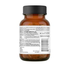 A TATA Product - Organic India Osteoseal 60 Capsule - Bio-available Calcium, Phosphorus & Amino Acids, Helps Increase Bone Mineral Density, Healthy Bone & Teeth GMP & NPOP Certified Organic image 1