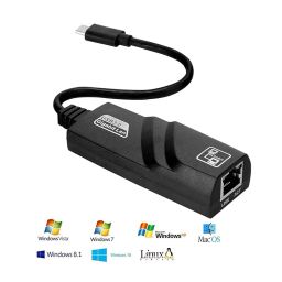 DuHeSin USB C to Ethernet, RJ45 to USB C Thunderbolt 3/Type-C Gigabit Ethernet LAN Network Adapter, Wired Network Convert Adapter Plug & Play, Compatible for MacBook, Laptop, More Devices AE-214TC image 3
