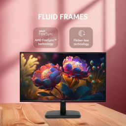 Acer EK240Y P6 P6 23.8 Inch IPS Full HD Backlit LED Monitor I 144Hz Refresh Rate, 1MS VRB Response Time, AMD FreeSync I 1 x VGA 1 x HDMI with Inbox HDMI Cable I Zero Frame Design I Eye Care I Black image 2