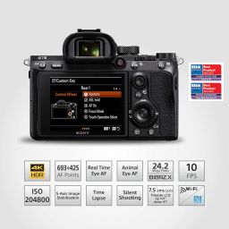 Sony Alpha ILCE-7M3K Full-Frame 24.2MP Mirrorless Digital SLR Camera with 28-70mm Zoom Lens | 4K Full Frame | Real-Time Eye Auto Focus | Tiltable LCD, Low Light Camera - Black image 1