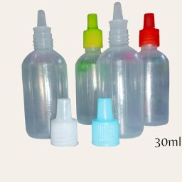 SPAS 30ML DROPPER BOTTLE (70 PIECES) with dropper and cap image 1