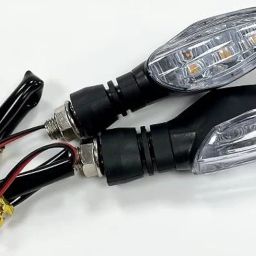 Eltron Turbo Original Waterproof Unbreakable Quality Ktm Style Indicators Smd High Bright Universal For All Bikes Models Turn Signal Lights Motorcycle (Amber, Pack Of 2) - Led image 2