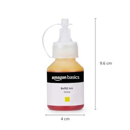 amazon basics BT5000Y Ink Bottle | Compatible with Brother Printers - DCP-T220, DCP-T226, DCP-T420W, DCP-T426W, DCP-T520W, DCP-T525W | High Print Quality | Compatibility Tested | Leak-Proof (Yellow) image 5