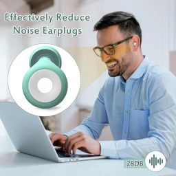 Blixcom 2 Ear Plugs – Ultra-Comfy Reusable Noise-Reducing Earplugs For Sleep, Deep Focus, Travel, Noise Sensitivity | Flexible Hearing Protection | Customizable Fit image 4