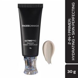 facescanada FACES CANADA Ultime Pro Primerizer Primer + Moisturizer, 30 g | Skin Perfecting & Hydrating Face Primer | Flawless Look | Minimizes Pores & Fine Lines | Shea Butter, Vitamin E, Antioxidants Enriched image 1