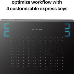 Huion H430P OSU Graphics Drawing Tablet with Battery-Free Stylus 4.8x3 inch Working Area 4 Press Keys Support Work from Home Distance Education Compatible with Android Linux Windows and Mac image 2
