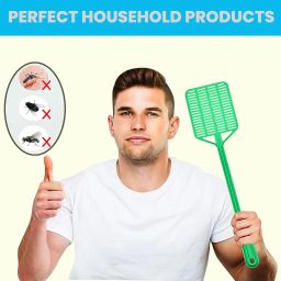 Turtuls Group Multicolor All Small Insect Killer for Your Home Fly Swatter Pack of-4 image 4