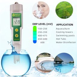 WELLON ORP Meter Oxidation Reduction Detector Redox Tester for Water Purity-1 pcs image 1