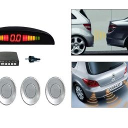Auto Addict Car Reverse Parking Sensors Assistant Silver Color for Auto Addict Car Reverse Parking Sensors Assistant Silver Color Ford Fiesta Classic image 2