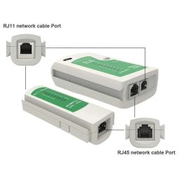 Plan4Buy Rj45 And Rj11 Network Cable Tester,Red image 2