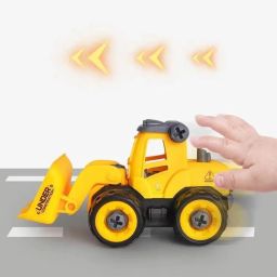 Storio Mechanical DIY Construction Engineering Car Toy Set of 4 | Kids STEM Sand Toys for Toddlers Age 3-5, Building Sandbox Toys Truck, Birthday Gifts for Boys 2 3 4 5 6 Year Old - Set of 4 image 3