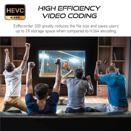 AVerMedia EZRecorder 330,4K Pass-Through & 1080p Record, HDMI Recorder, PVR, DVR, Schedule Recording, IR Blaster, Edit Without PC, Easy Installation (ER330) image 3