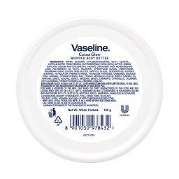 Vaseline Cocoa Glow Whipped Body Butter, 180 g. Cocoa & Shea Butter for Glowing Soft Skin image 1