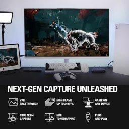 Elgato 4K X – Capture Up to 4K144 with Ultra-Low Latency on PS5/Pro, Xbox Series X/S, Nintendo Switch, OBS and More, HDMI 2.1, VRR, HDR10, USB 3.2 Gen 2, for Streaming & Recording, PC/Mac/iPad image 2