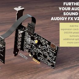 Creative Sound Blaster Audigy Fx V2 Upgradable Hi-res Internal PCI-e Sound Card with 5.1 Discrete and Virtual Surround, Scout Mode, SmartComms Kit for PC image 5