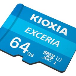KIOXIA Former Toshiba Memory EXCERIA 64 GB microSD Memory Card - Class 10, Up to 100 MB/s Read Speed (Blue) with 5year Warranty image 2