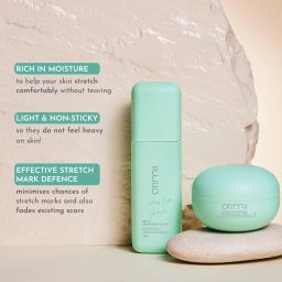 Orimii Happy Belly Stretch Mark Defence Regime For New & Expecting Mothers | Bump Body Butter & Belly Oil Combo For Hydration & Moisturization | Essential Combo For New Moms image 4