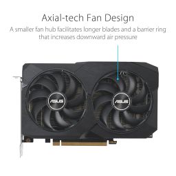 ASUS Dual Radeon Rx 7600 V2 Oc Edition 8Gb Gddr6 Graphics Card (Pcie 4.0, 8Gb Gddr6, Hdmi 2.1, Displayport 1.4A, 2.5-Slot Design, Axial-Tech Fans, Gpu Tweak Iii) - Pci_E_X16 image 1