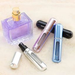 HUNCHA Portable Mini Refillable Perfume Atomizer Bottle, Small Spray Bottle, Cute Empty Fragrance Container for Traveling and Outgoing, Scent Pump Case, Random Color, Pack of 1 image 3