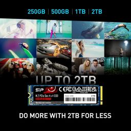 SP Silicon Power Ud85 1Tb Nvme Pcie 4.0 M.2 Ssd, Up to 3600Mb/S, 3D Nand M.2 2280 Pcie Gen4X4 Internal Solid State Drive for Desktop Laptop Pc Computer image 4