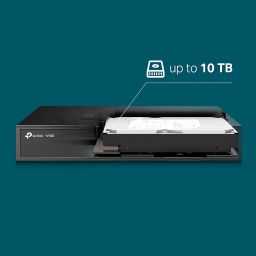 TP-Link VIGI NVR1008H VIGI 8 Channel Network Video Recorder | H.265+ | 80 Mbps Video Access Bandwidth | Two-Way Audio | Remote Monitoring | ONVIF, Black, (VIGINVR1008H) image 5