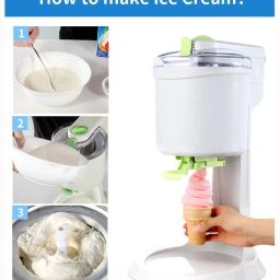 ELBME® Soft Serve Ice Cream Machine, Home DIY KitAutomatic Mini Fruit Healthy, Simple One Push Operation 20 image 2