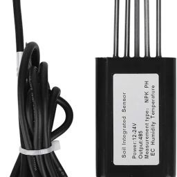 7 in 1 Soil Sensor for NPK EC pH Temperature Humidity Detection with Anti-Corrosion Electrodes Flame-Retardant Sealing and 2m Cable for Garden Agriculture Crop Monitoring Rduino UNO image 2