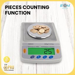 ATOM High Precision Digital Weight Machine With Capactiy 600g x 0.01g | Weighing Scale For Gold, Silver Ornaments & Precious Gems | Atom DJ 602A Jewellery Scale image 4