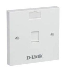 MakWorld Combo Deals - RJ45 CAT6E Lan I/O Network Keystone Jack + Gang Box + Single Port Face Plate (Set of 5) image 1