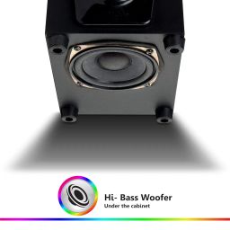 TRONICA FD-201 30W 4.1 Channel Bluetooth Home Theater System with Remote FM USB AUX LED TV Support - Subwoofer, Bookshelf, Woofer, Satellite image 2