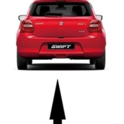 Car Rear Bumper Diffuser with Swift LED Light Compatible with Maruti Swift Model yer 2018-2022 Set of 1pc image 2