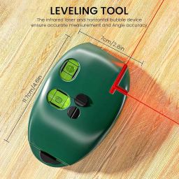 Serplex® 90 Degree Self Leveling Cross Line Red Light Laser Level With Horizontal & Vertical Lines, Multi Surface Laser Level For Construction & Home Renovation (Battery Not Included) image 2
