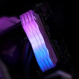 TeamGroup T-Force Delta RGB 2x16GB 6000MHz (6000MT/s) CL30 White 32GB DDR5 RAM Kit, Desktop Gaming Memory, Metal Heatsink, ARGB Sync, ECC, XMP 3.0/EXPO, For Intel/AMD CPU, High Performance Low Latency image 5