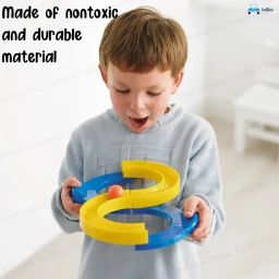 FunBlast Loop Balancing Track Toy - Balancing Game, Bouncing Ball for Kids, 8 Shape Infinite Loop Game, Toys for 5+Years Kids, Indoor Games (Random Color) image 4