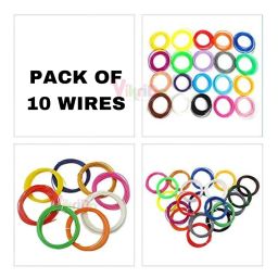 VikriDA Combo Set of 3D Pen, LCD Display with 10 Pcs 5 Metre +3 Pcs 5 Metre Different Color of Pla Filament Refills (1.75 Mm), Creative Modelling, Arts & Craft Kit - Multicolor, Kids image 2