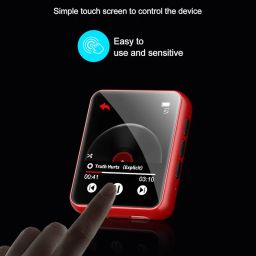 MP3 Player with Bluetooth 5.0, 32GB Portable Full Touchscreen Music Player with Speaker, FM Radio, Recording, e-Book, Support up to 128GB image 3