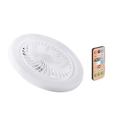 octpous venom LED Ceiling Fan Light, 25.5cm, E27 Socket, Remote Control, 3 Colour Modes Ceiling Light with Fan Low Noise with Remote for Bedroom Basement Restaurant| Chandeliers image 2