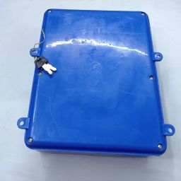 Generic Wall-Mounting Milk Box with 2 Keys (Blue) - 28 x 23 x 11 cm, 500ml x 5 Packets image 1