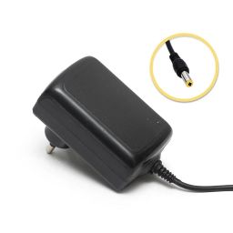 Generic Dc 12V Power Supply Adapter Converter Transformer Ac 100-240V Input With 5.5X2.1Mm Dc Output Jack Smps (12V Dc 1 Amp) - Cameras, White image 1