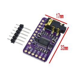 Rakstore PCM5102 PCM5102A DAC Sound Card Board pHAT 3.5mm Stereo Jack 24 Bits Digital Audio Module for Raspberry Pi image 3